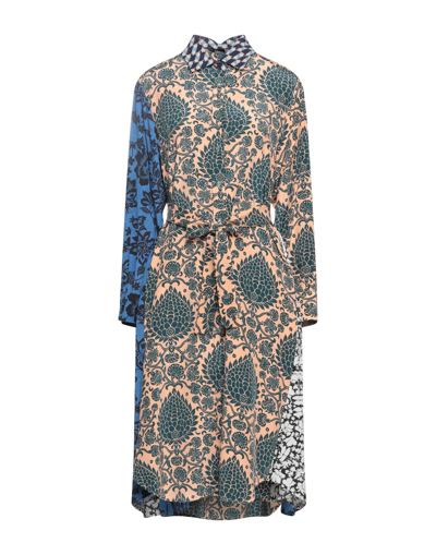 Weekend Max Mara Midi Dresses In Salmon Pink