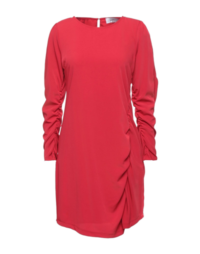 Soallure Short Dresses In Red