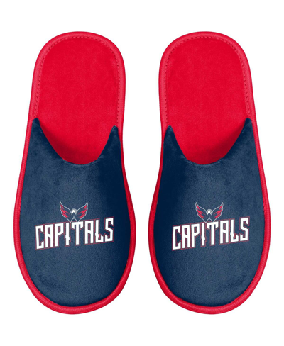 Shop Foco Men's  Washington Capitals Scuff Slide Slippers In Navy
