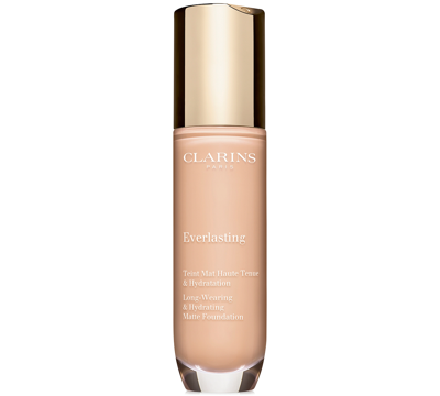 Shop Clarins Everlasting Long-wearing Full Coverage Foundation, 1 Oz. In C Lily