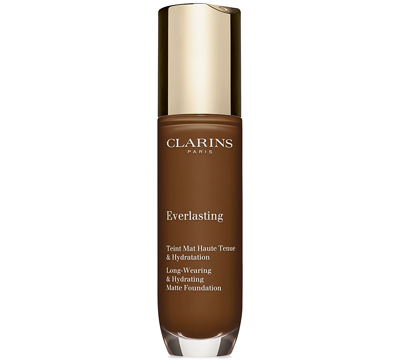 Shop Clarins Everlasting Long-wearing Full Coverage Foundation, 1 Oz. In C Espresso