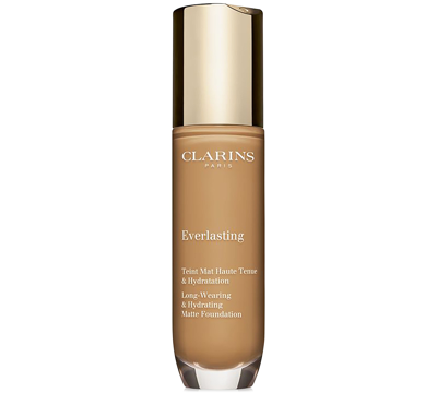 Shop Clarins Everlasting Long-wearing Full Coverage Foundation, 1 Oz. In C Cognac