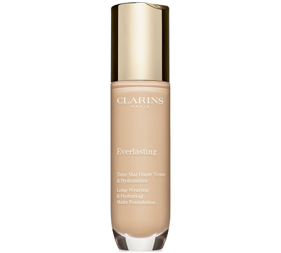 Shop Clarins Everlasting Long-wearing Full Coverage Foundation, 1 Oz. In N Ivory