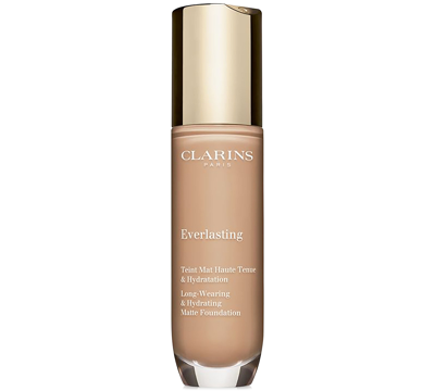 Shop Clarins Everlasting Long-wearing Full Coverage Foundation, 1 Oz. In C Wheat