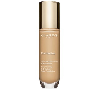 Shop Clarins Everlasting Long-wearing Full Coverage Foundation, 1 Oz. In N Vanilla