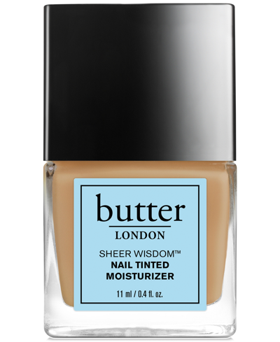 Shop Butter London Sheer Wisdom Nail Tinted Moisturizer In Medium