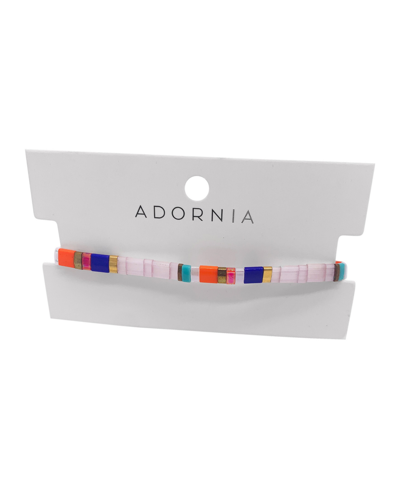 Shop Adornia Tila Multicolor Bead Bracelet In Blue