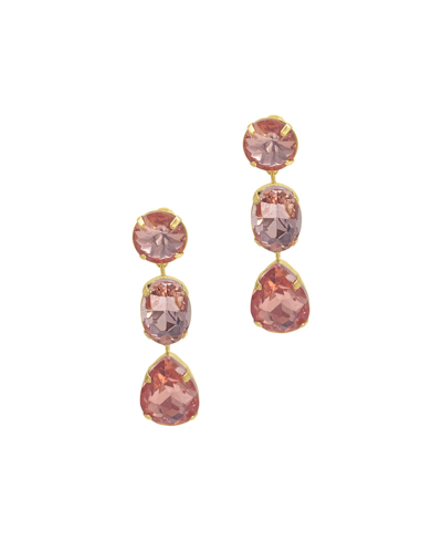 Shop Adornia Sherbert Drop Earrings In Pink