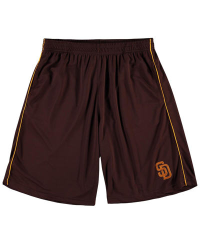 Shop Fanatics Men's  Brown San Diego Padres Big Tall Mesh Shorts