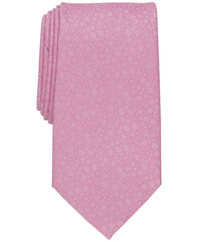 Shop Perry Ellis Men's Scherr Floral Tie In Pink