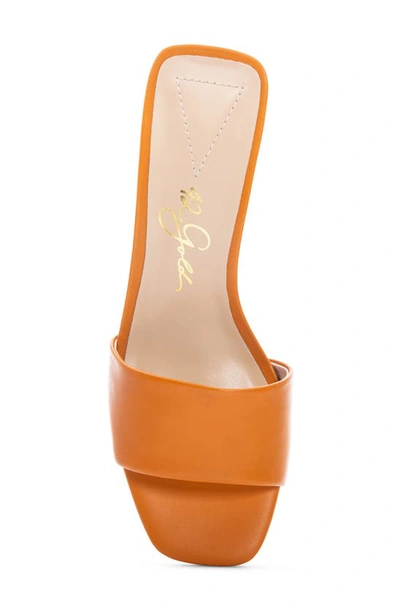 Shop 42 Gold Lilith Slide Sandal In Orange