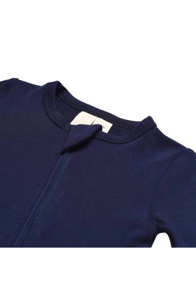 Kyte Baby Zip-up Romper In Navy
