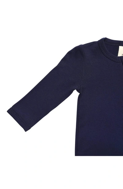 Kyte Baby Zip-up Romper In Navy