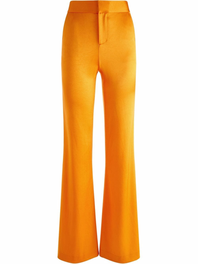 Shop Alice And Olivia Alice + Olivia Trousers Orange