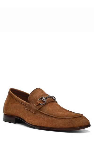 Shop Donald Pliner Bit Loafer In Tobacco