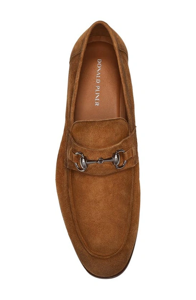 Shop Donald Pliner Bit Loafer In Tobacco