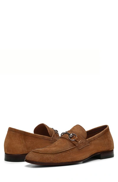 Shop Donald Pliner Bit Loafer In Tobacco