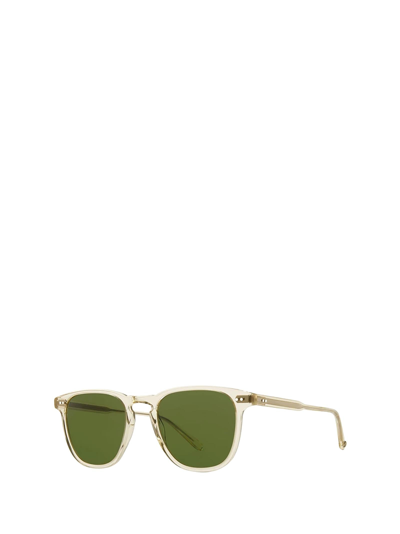 Shop Garrett Leight Sunglasses In Pure Glass