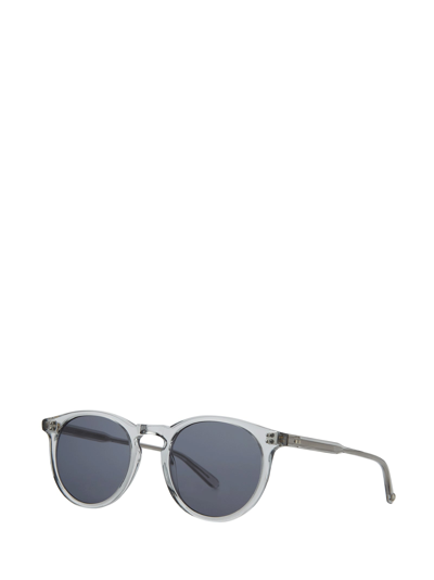 Shop Garrett Leight Sunglasses In Eco Smoke/eco Navy