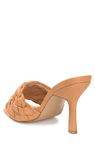 Journee Collection Raquelah Braided Sandal In Tan