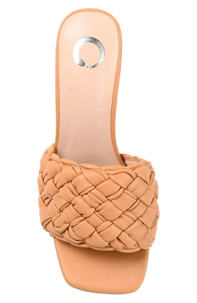 Journee Collection Raquelah Braided Sandal In Tan