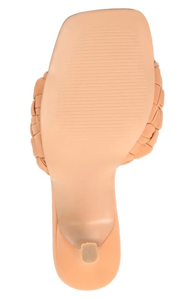 Journee Collection Raquelah Braided Sandal In Tan