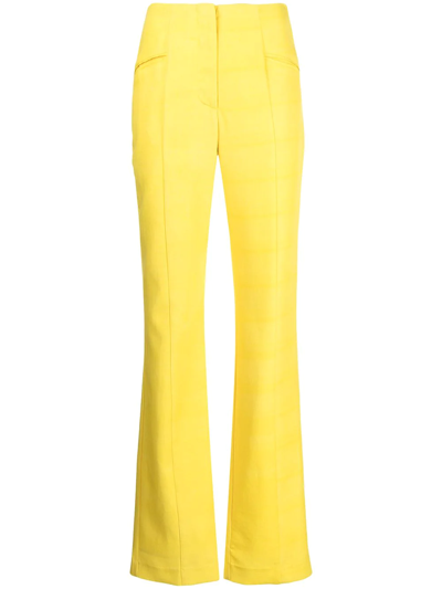 De La Vali Charlie Tailored Trousers In Gelb