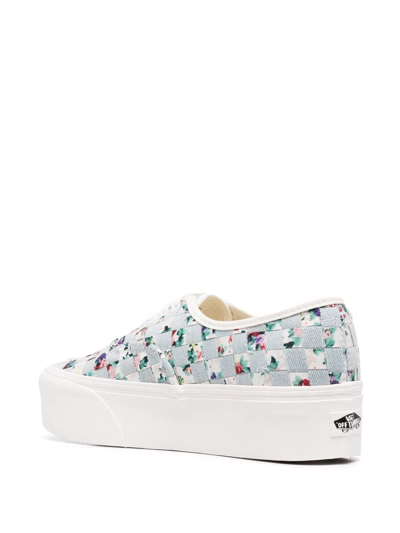 Vans Authentic Stackform Platform Sneakers In Blau