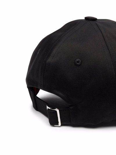 Shop 424 Logo-embroidered Baseball Cap In Schwarz