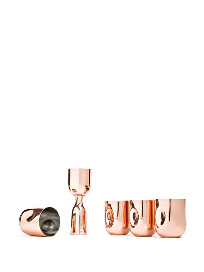 Shop Tom Dixon Plum Shot Gift Set In Gold