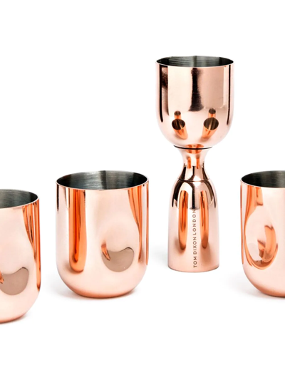 Shop Tom Dixon Plum Shot Gift Set In Gold