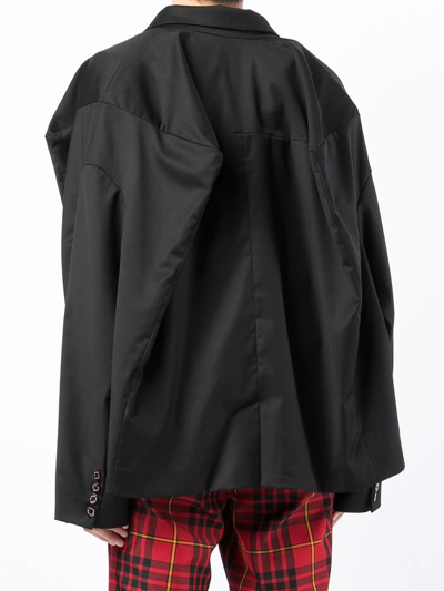 Natasha Zinko Cropped Box Jacket In Black
