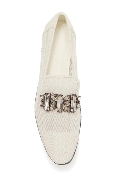 Karl Lagerfeld Bri Platform Loafer In Ecru