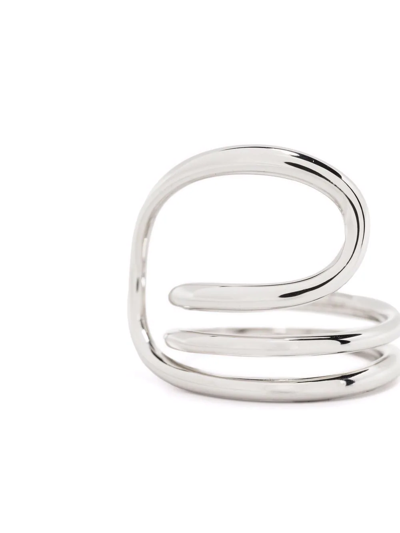 Shop Charlotte Chesnais Petit Round Trip Ring In Silver