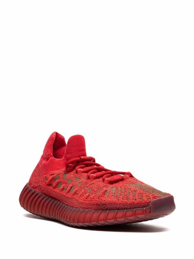 Shop Adidas Originals Yeezy Boost 350 V2 Cmpct "slate Red" Sneakers