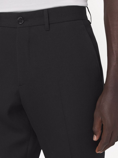 Shop Burberry Tailored Slim Trousers In Black