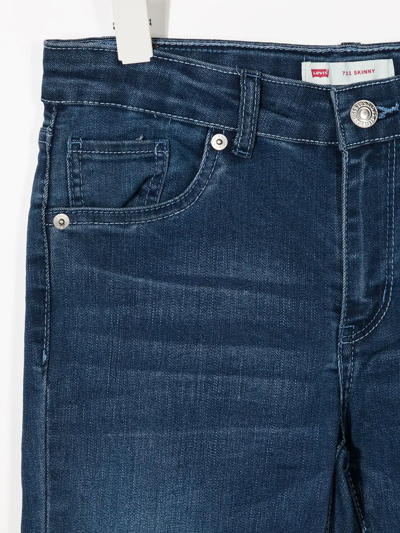 Shop Levi's Slim-cut Jeans In Blue