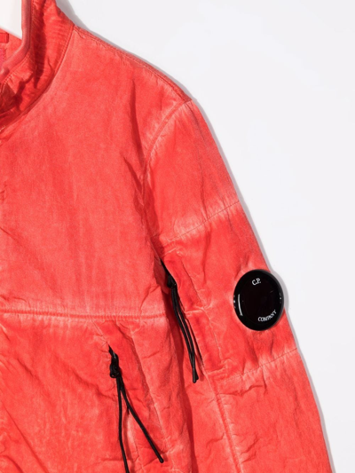 Shop C.p. Company Zip-through Bomber Jacket In Red