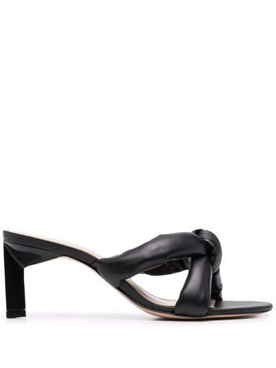 Shop Schutz Open-toe Heeled Sandals In Black