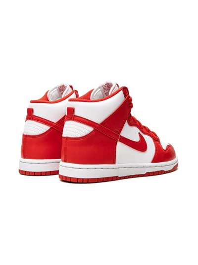 Nike Teen Dunk High Sneakers In Red