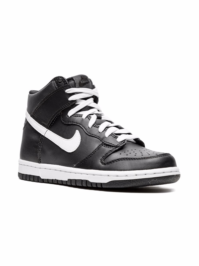 Shop Nike Dunk Hi "venom" Sneakers In Black