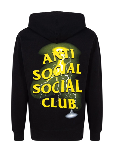 Shop Anti Social Social Club Twista Long-sleeve Hoodie In Black