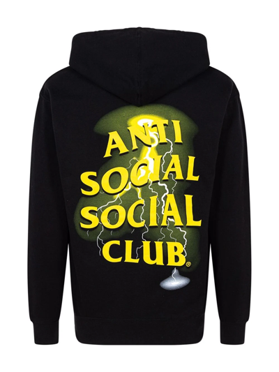 Anti Social Social Club Twista Long-sleeve Hoodie In Black