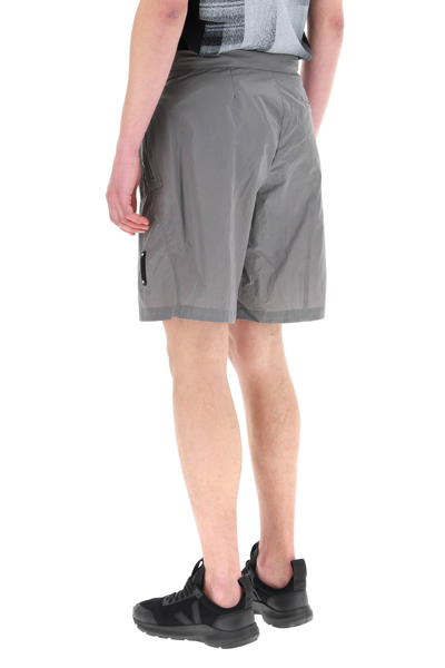 Shop A-cold-wall* Portage Nylon Shorts In Grey