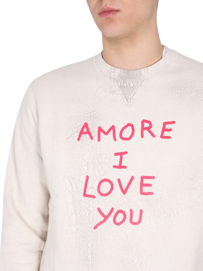 Dsquared2 Printed Sweatshirt In Grey