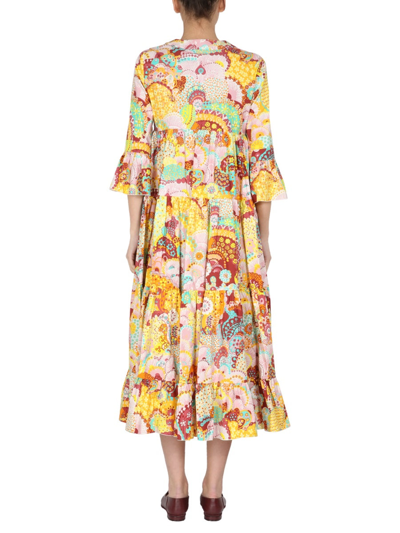 Shop La Doublej "jennifer Jane" Dress In Multicolour