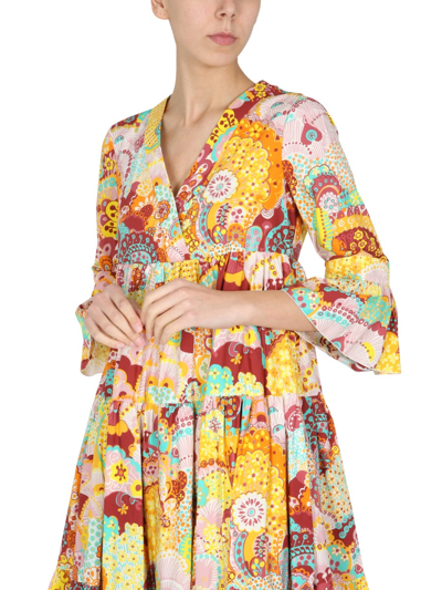 Shop La Doublej "jennifer Jane" Dress In Multicolour