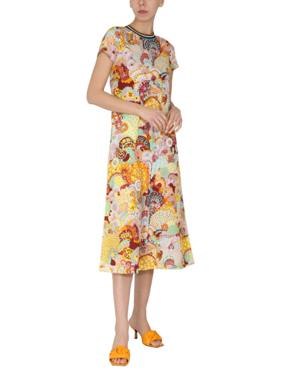Shop La Doublej "swing" Dress In Multicolour