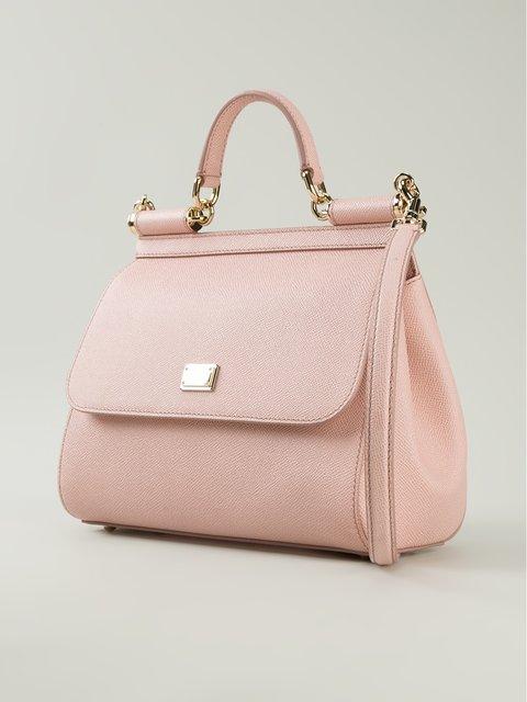 Dolce & Gabbana Sicily Large Tote In Pink | ModeSens