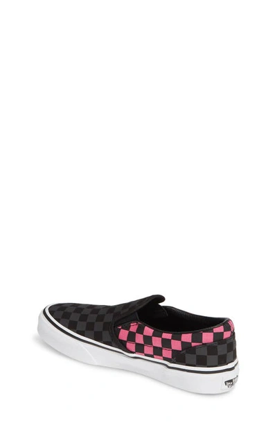 Shop Vans Kids' Classic Checker Slip-on In Checkerbo